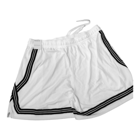 Nike‎ Dri-FIT Swoosh Fly Women’s black & white Basketball Shorts Size XXL new - Picture 12 of 15